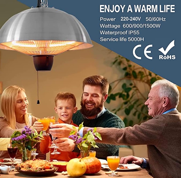IP65 waterproof outdoor heater